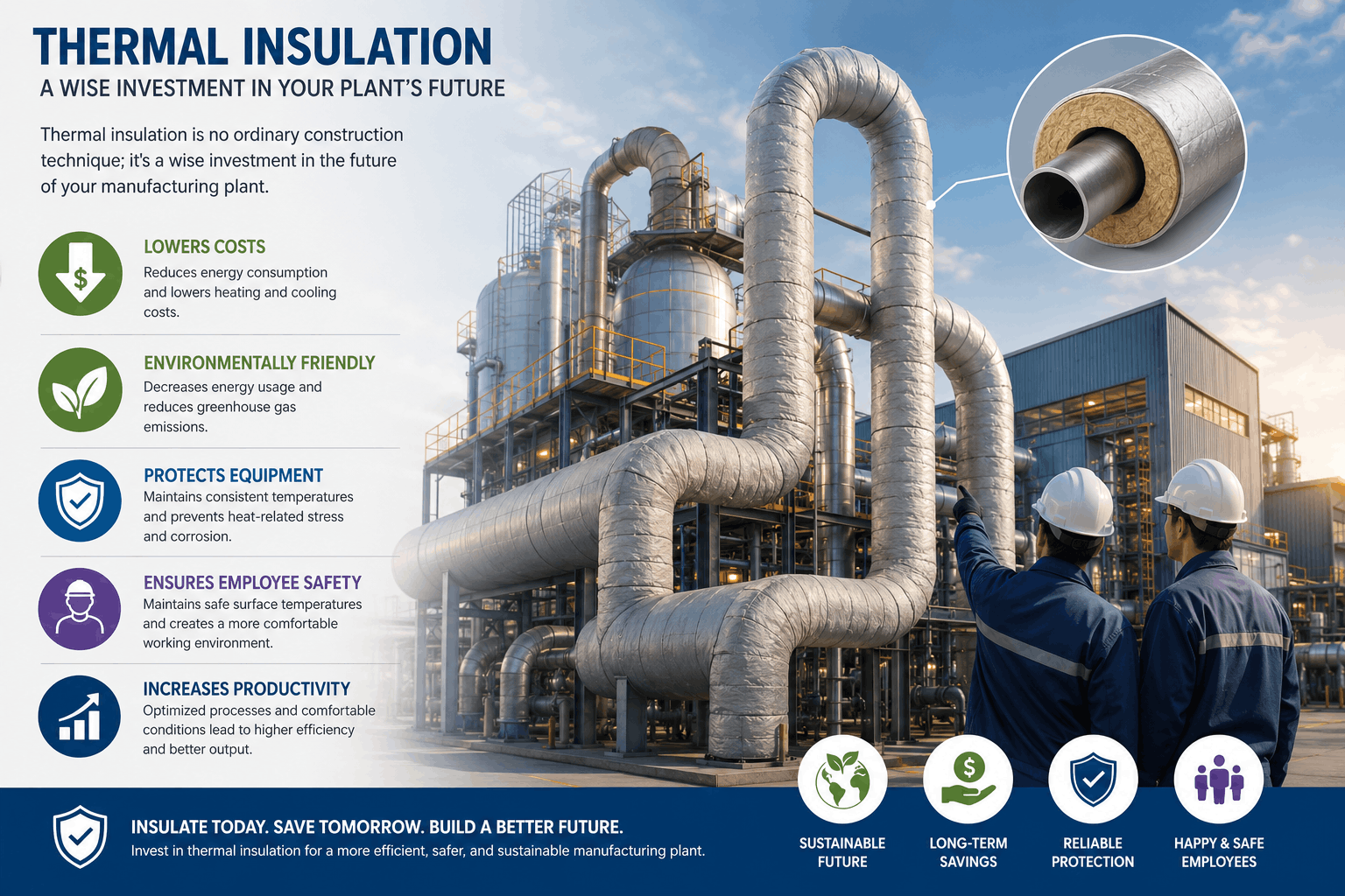 Industrial thermal insulation