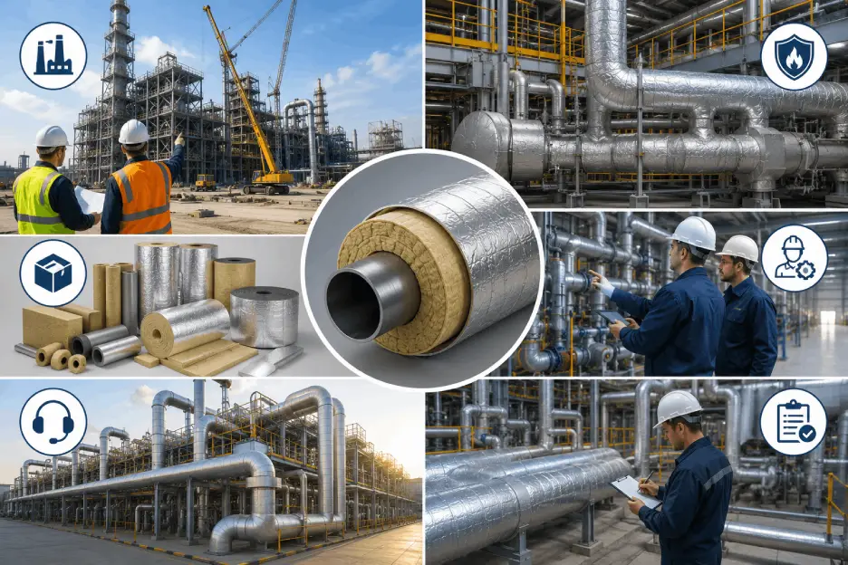 Factory roof insulation