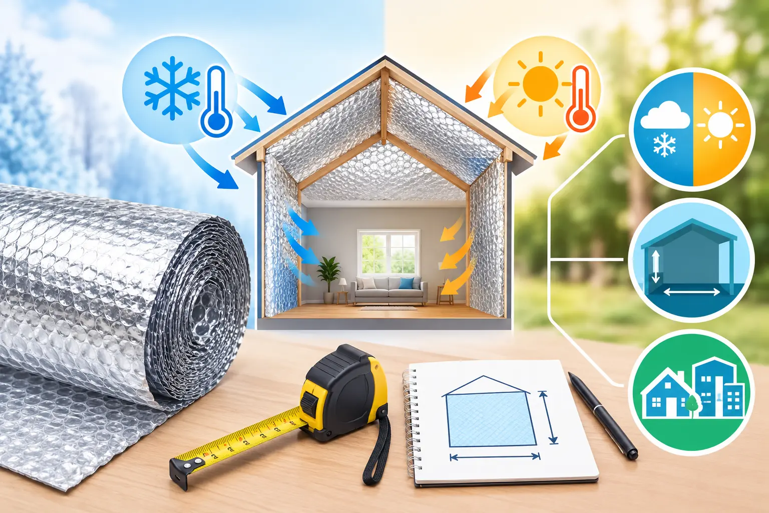 How Much Air Bubble Insulation Do You Need