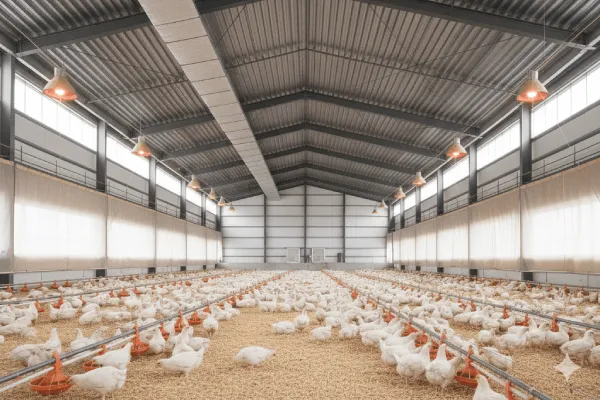 Insulation sheet poultry farm